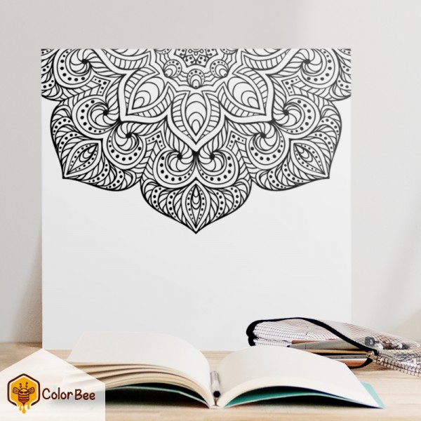 Spalvinimo drobė "Coloring mandala #4" Spalvinimo drobės | Colorbee.lt